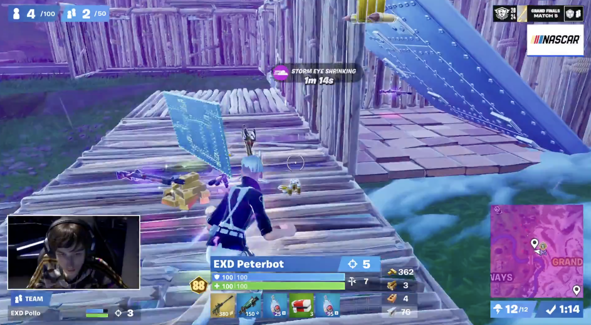 Peterbot And Pollo Grab First-Place After Losing Intense 1v1 At Fortnite Globals